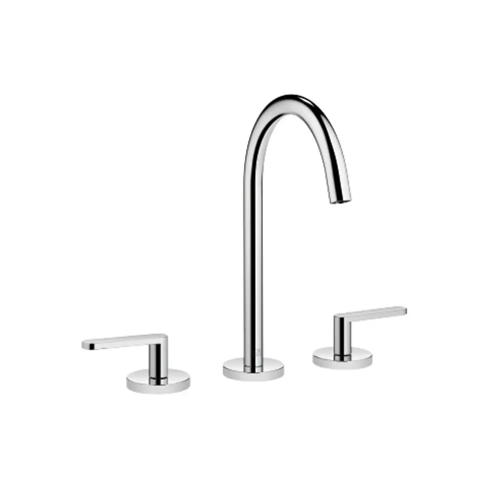 Dornbracht-META-Waschtisch-Dreilochbatterie-Ausladung 168mm-chrom, 20713661-00 Galeriebild 1